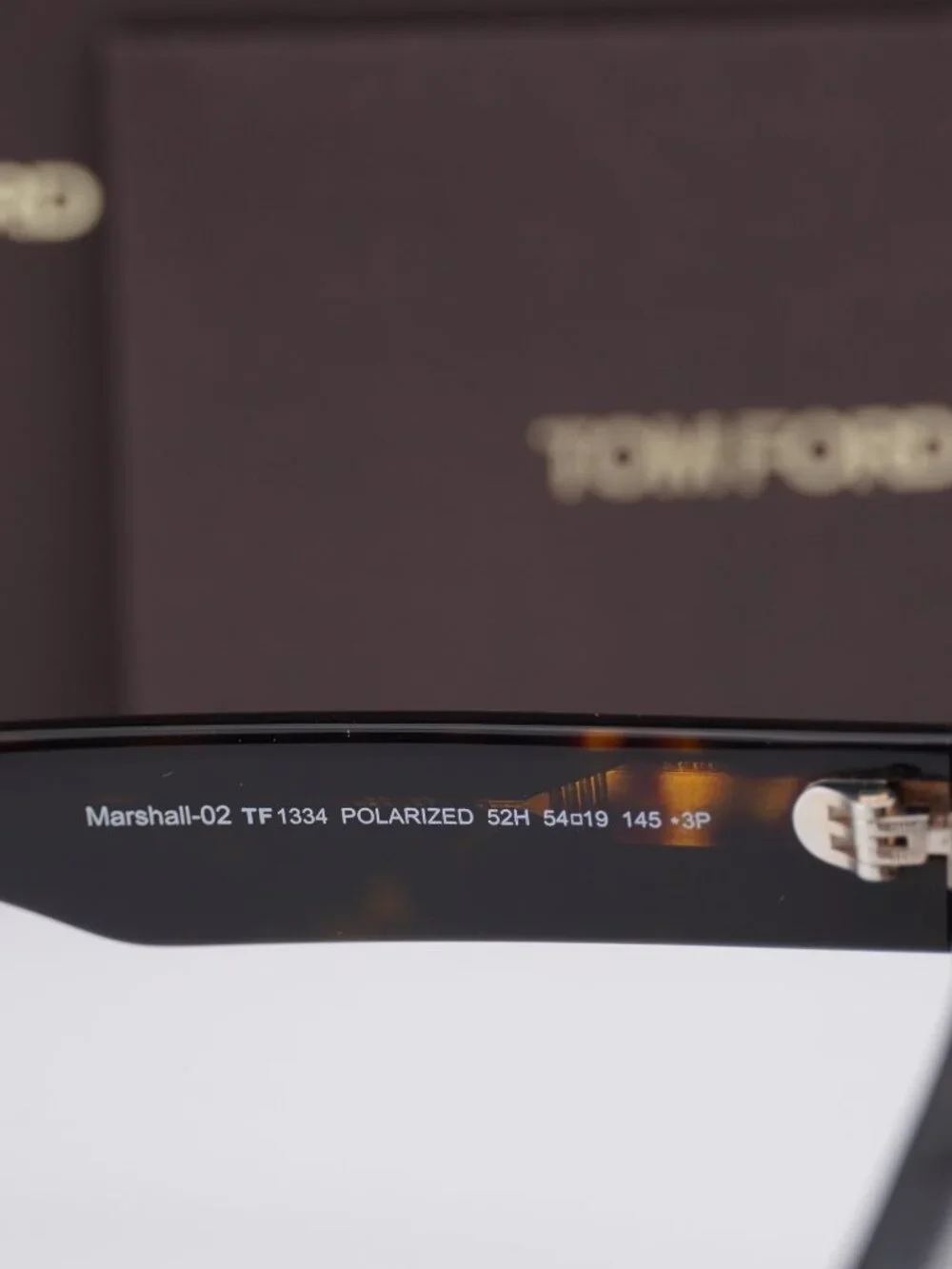 Tom Ford Marshall FT1334 52H Rectangle Sunglasses - Dark Havana\Brown Polarized